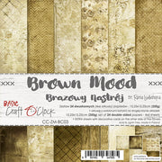 6" x 6" paper pad - Brown Mood