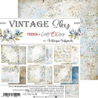 6" x 6" paper pad - Vintage Sky