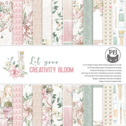 6" x 6" paper pad - Let Your Creativity Bloom