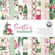 6" x 6" paper pad - Santa's Workshop