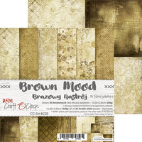 6" x 6" paper pad - Brown Mood