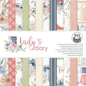 6" x 6" paper pad - Lady's Diary