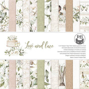6" x 6" paper pad - Love and Lace