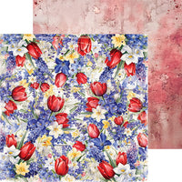 6" x 6" paper pad - Tulip Love