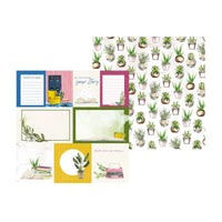 6" x 6" paper pad - Garden of Books