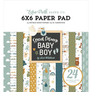 6" x 6" paper pad - Special Delivery Baby Boy