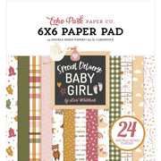 6" x 6" paper pad - Special Delivery Baby Girl