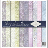 11.8" x 12.1" paper pad - Spring Love Story vol.2