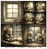 11.8" x 12.1" paper pad - Mouse World - Home Sweet Home - Crafty Wizard