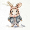 Winter Fun Animals 1 - rice paper set