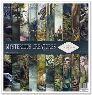 11.8" x 12.1" paper pad - Mysterious Creatures