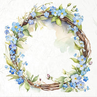 Spring Wreath 5 - rice paper set