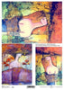 A4 soft decoupage paper set - set 1