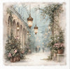 Winter Rose 10 - rice paper set
