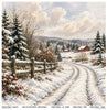 11.8" x 12.1" paper pad - Country Christmas