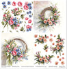 11.8" x 12.1" paper pad - Spring Wreath