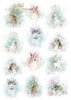 A4 Shabby Chic for Spring paper pad