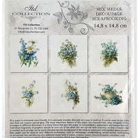 Forget Me Not - rice paper set
