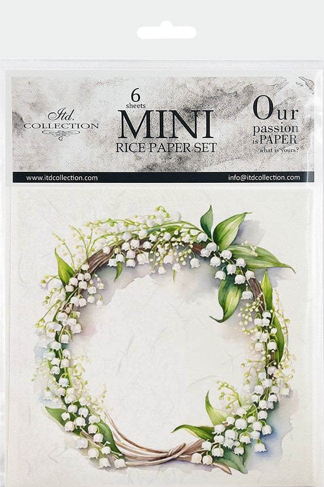 Spring Wreath 5 - rice paper set