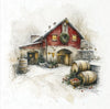 Retro Christmas 5 - rice paper set - Crafty Wizard