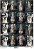 A4 transparent foil set - various designs