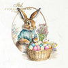 Easter Rabbits  3 - rice paper set