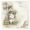 Bunnies 3 - rice paper set - Crafty Wizard