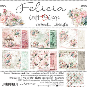 8" x 8" paper pad - Felicia