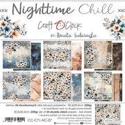 8" x 8" paper pad - Nighttime Chill