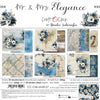 8" x 8" paper pad - Mr & Mrs Elegance
