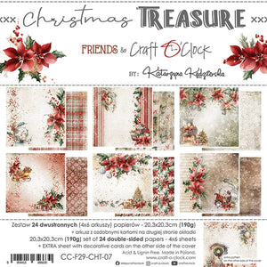 8" x 8" paper pad - Christmas Treasure