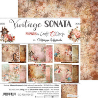 8" x 8" paper pad - Vintage Sonata
