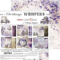 8" x 8" paper pad - Heritage Whispers