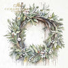 Christmas Wreaths 1 - rice paper set