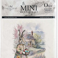 Easter Rabbits 2 - rice paper set