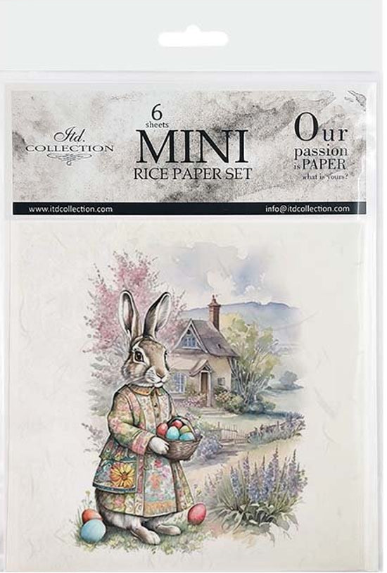 Easter Rabbits 2 - rice paper set | Crafty Wizard