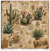 11.8" x 12.1" paper pad - Desert Flowers
