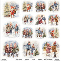 11.8" x 12.1" paper pad - Christmas Wishes