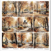 11.8" x 12.1" paper pad - Autumn Love Story