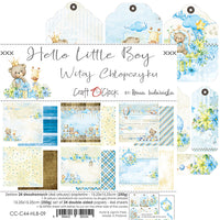 6" x 6" paper pad - Hello Little Boy