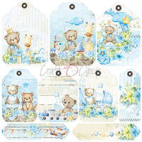 6" x 6" paper pad - Hello Little Boy