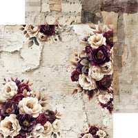 8" x 8" paper pad - Plum & Caramel