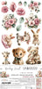 15.2 cm x 31.5 cm  paper pad - Baby Girl Universe Flowers and More - Crafty Wizard