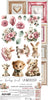 15.2 cm x 31.5 cm  paper pad - Baby Girl Universe Flowers and More - Crafty Wizard