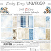 8" x 8" paper pad - Baby Boy Universe Backgrounds