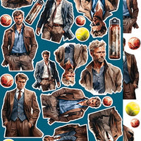 15.5 cm x 30.5 cm  paper pad - Men's World