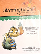 Stamping Bella  - Oddball Fairytale Dragon Sitting - Rubber Stamp Set