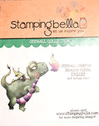 Stamping Bella  - Oddball Fairytale Dragon Flying - Rubber Stamp Set