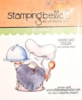 Stamping Bella - Gnome Chef - Rubber Stamp Set