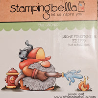 Stamping Bella  - Gnome Firefighter- Rubber Stamp Set